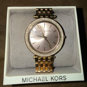 Michael Kors Gold and Pink Watch